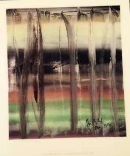 abstract paintin Gerhard Richter, Edition, handsigniert und datiert-252
