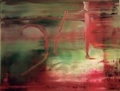 abstract painting Gerhard Richter handsignierte Edition-253