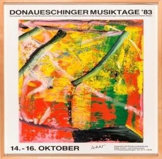 Donaueschinger Musiktage II 1983, Gerhard Richter, handsigniert-254